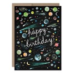 Biely & Shoaf Outer Space Birthday Card
