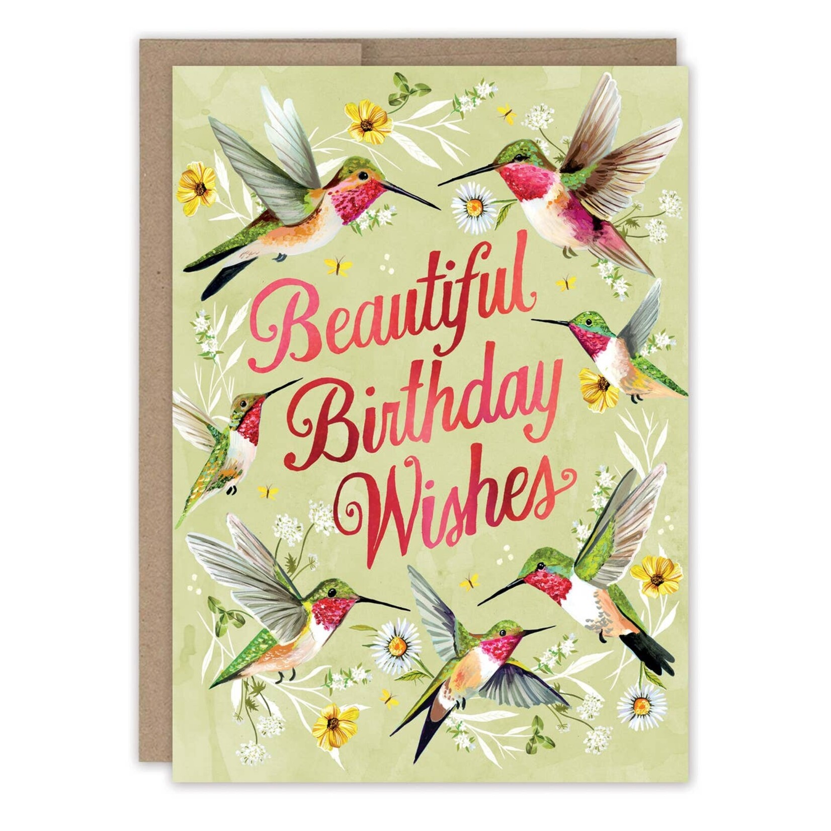 Biely & Shoaf Biely & Shoaf Hummingbirds Beautiful Wishes Birthday Card