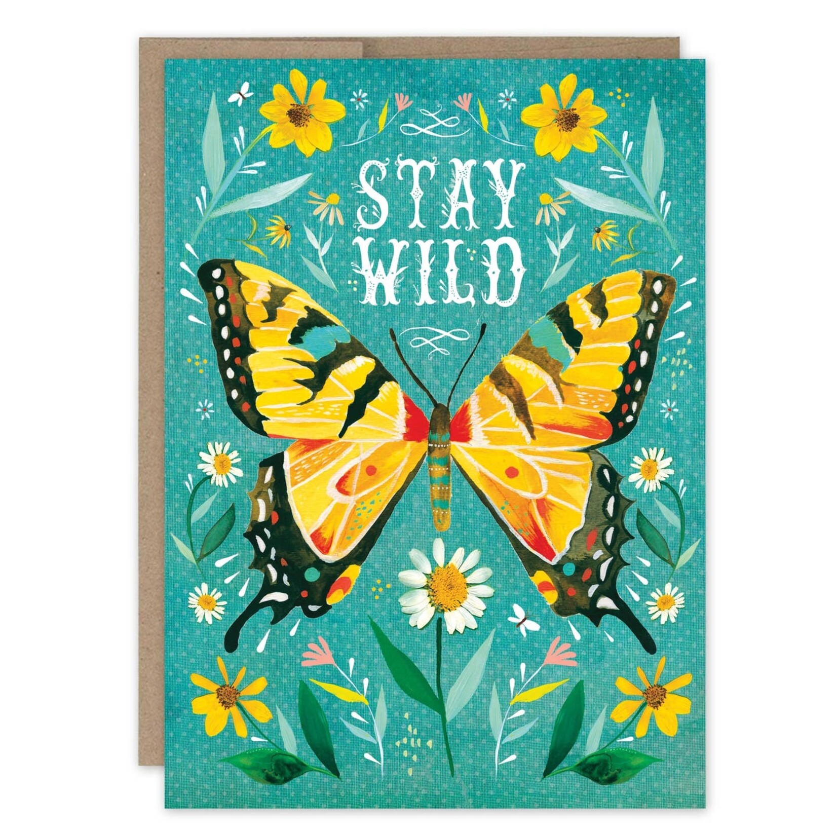 Biely & Shoaf Biely & Shoaf Stay Wild Butterfly Birthday Card