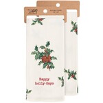 Primitives by Kathy Holly Days Kitchen Towel