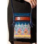 Urbanista Hand-Painted Genuine Leather Cellphone Bag Olivia