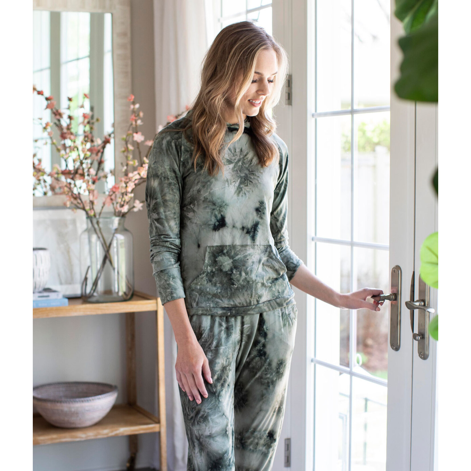 DMerch DM Merchandising-Tye Dye Hoodie Blush Large