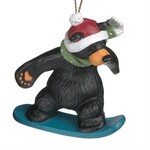 Demdaco Bear Snowboarder Ornament