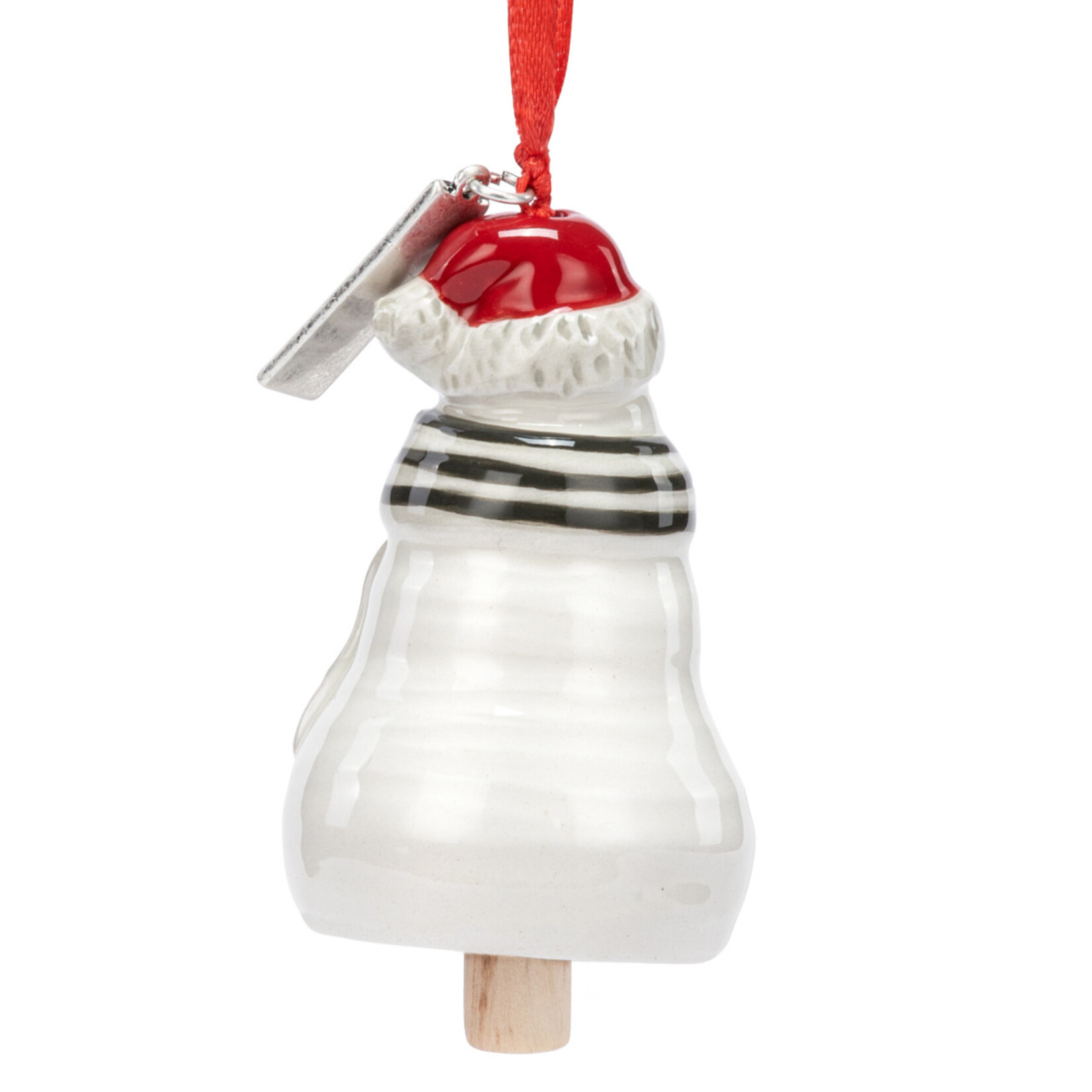 Demdaco Demdaco-Joy Snowman Red Heart Mini Bell Ornament