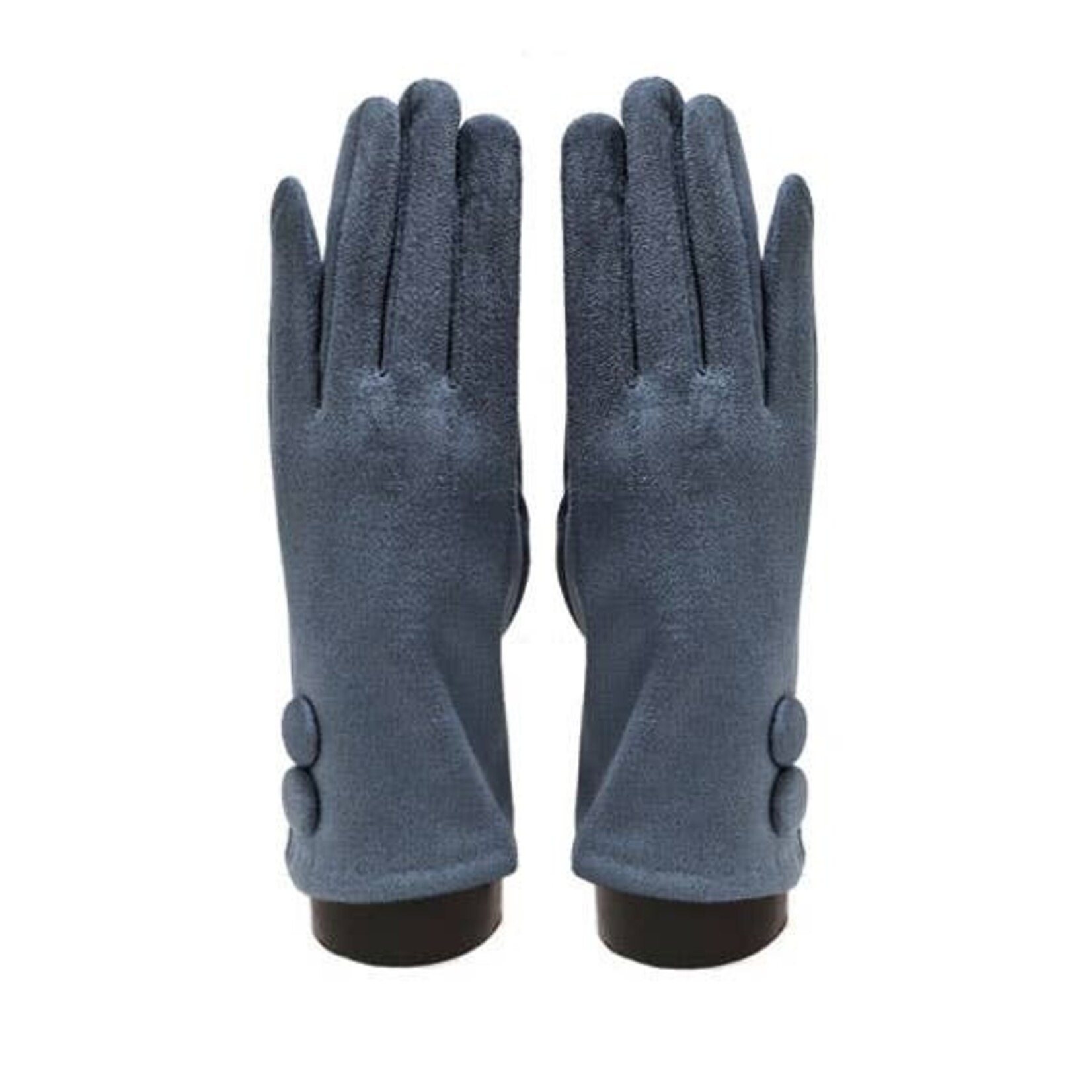Access Access by Mediterranean-Suede Feel Slate Blue Texting Glove