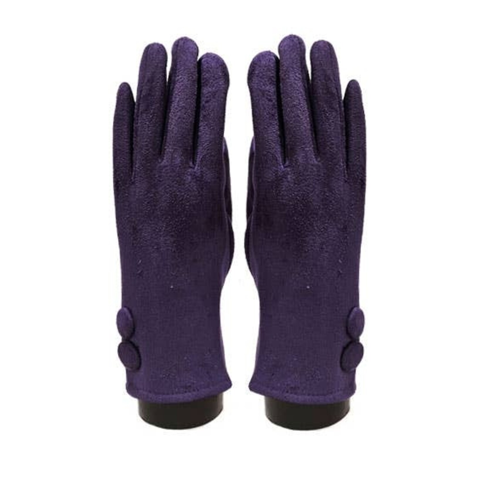 Access Access by Mediterranean-Suede Feel Purple Texting Glove