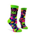Fabdaz Funny Holy S**** Balls Ladies' Novelty Crew Socks