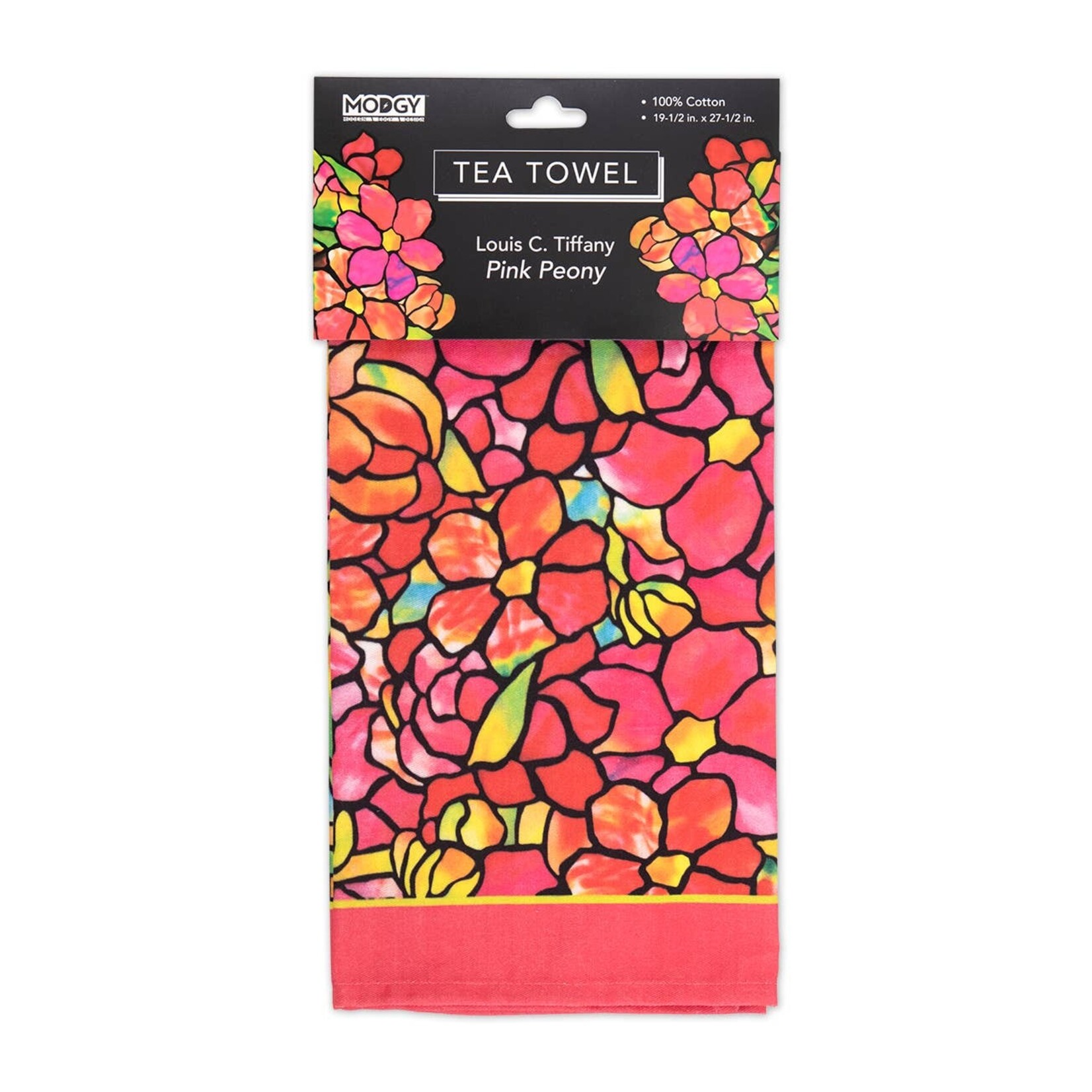 Modgy Modgy Tea Towel Louis C. Tiffany Pink Peony