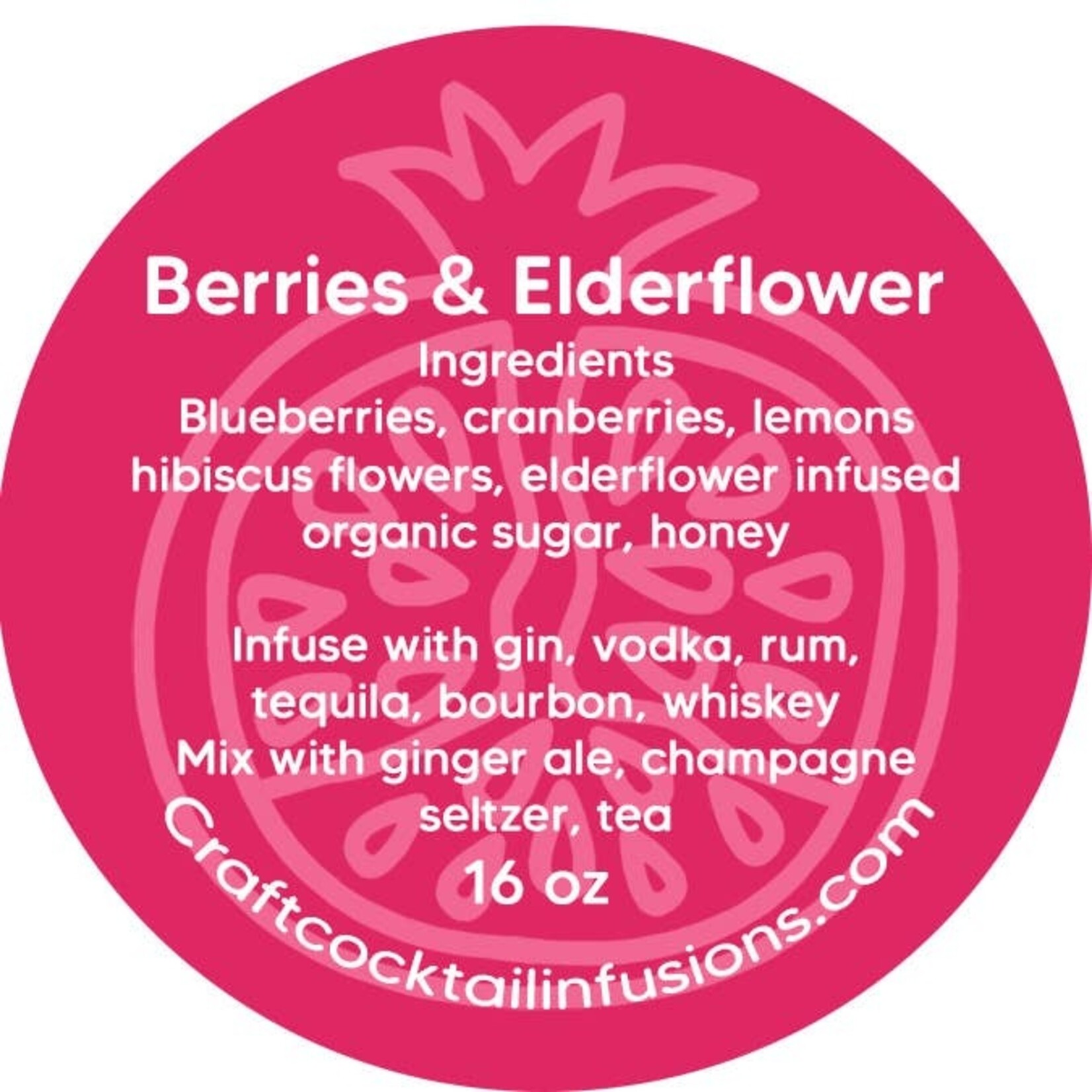 Craft Cocktail Infusions Craft Cocktail Infusions--Berries and Elderflower Cocktail Kit