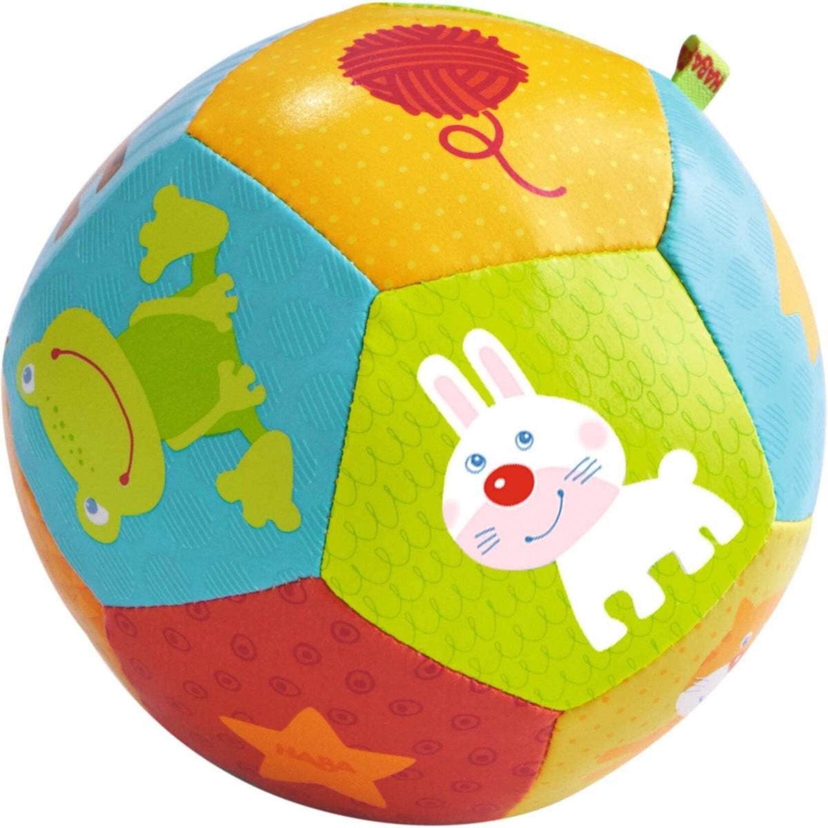 Haba Haba-Animal Friends, 4 1/2" Soft Baby Ball