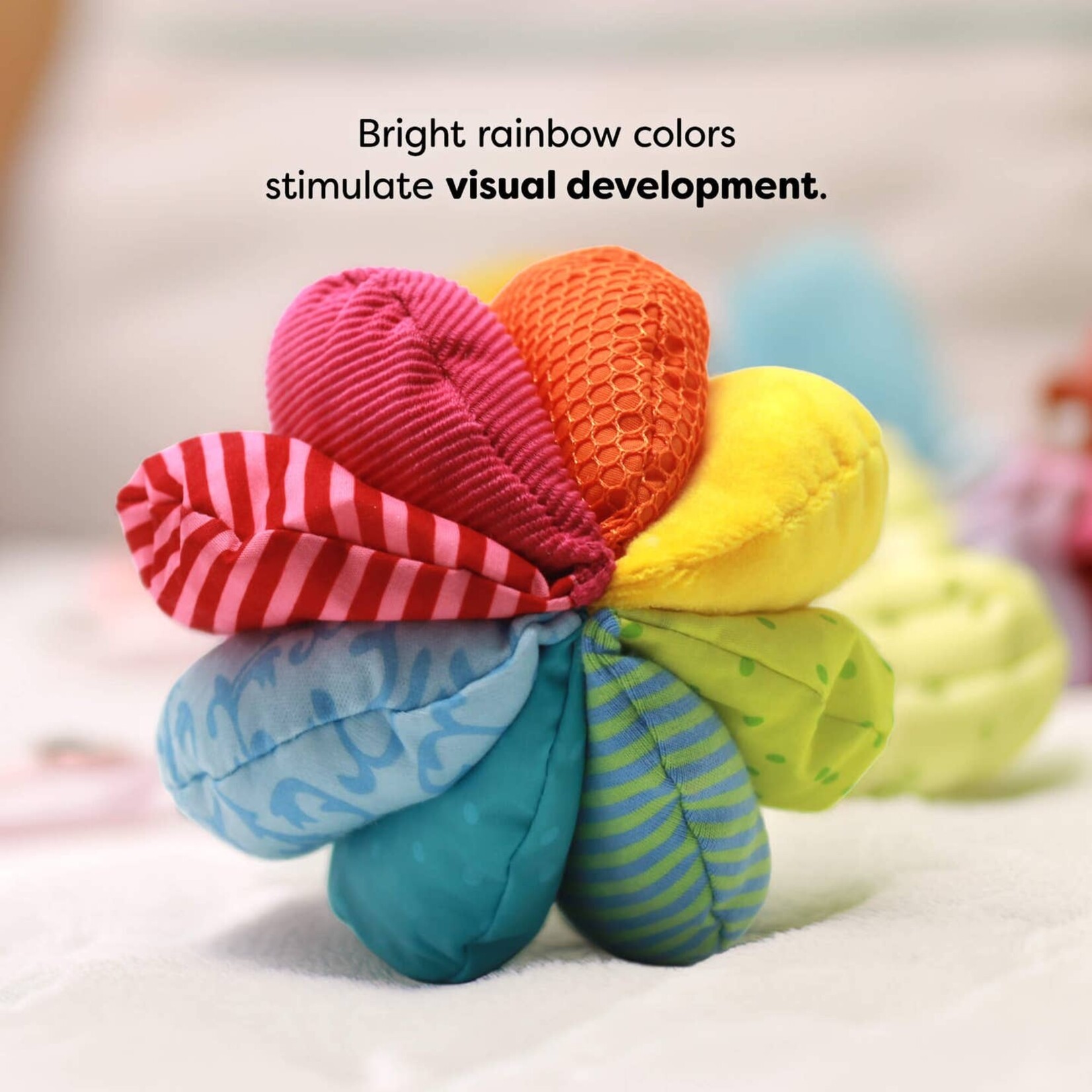 Haba Haba-Rainbow Fabric Baby Ball