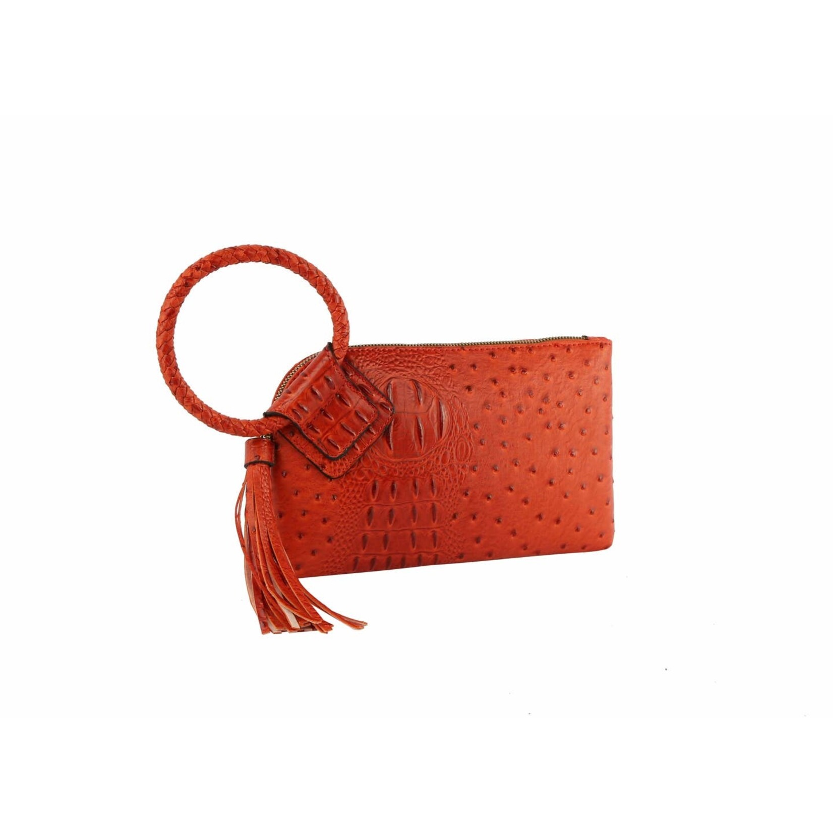 Handbag Factory Corp Handbag Factory Corp-Tassel Clutch- Bor