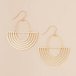 Scout Curated Wears Refined Earring Collection - Solar Rays/Gold