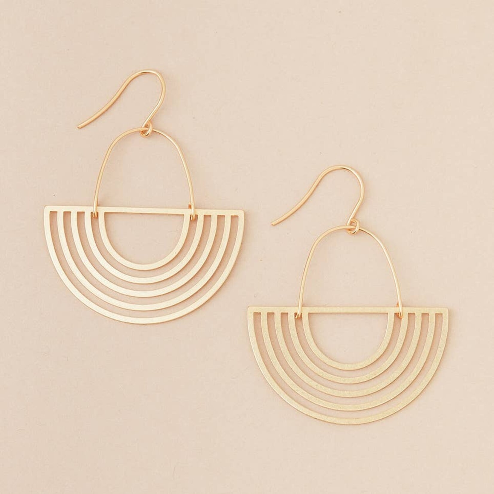Scout Curated Wears SCW-Refined Earring Collection - Solar Rays/Gold