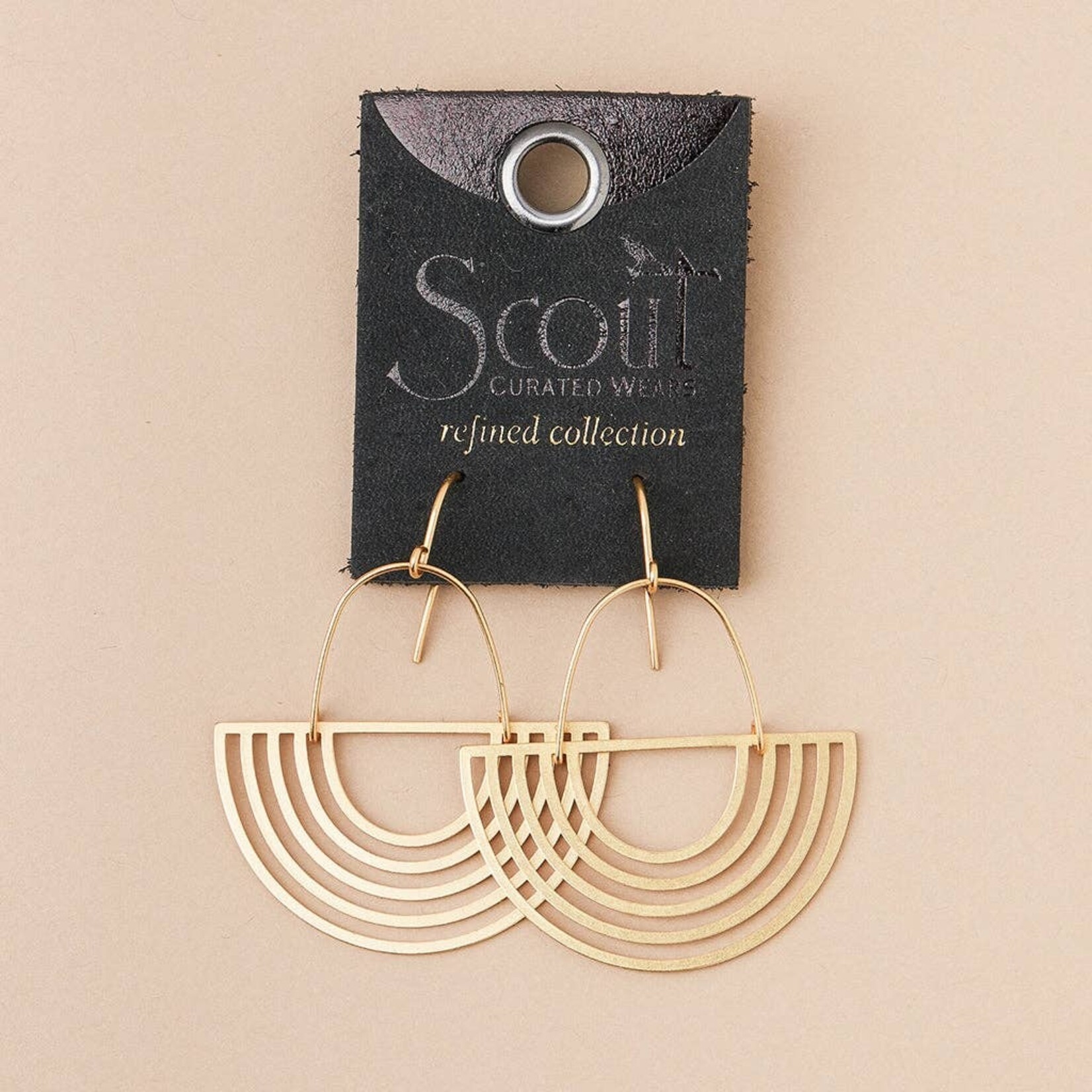 Scout Curated Wears SCW-Refined Earring Collection - Solar Rays/Gold