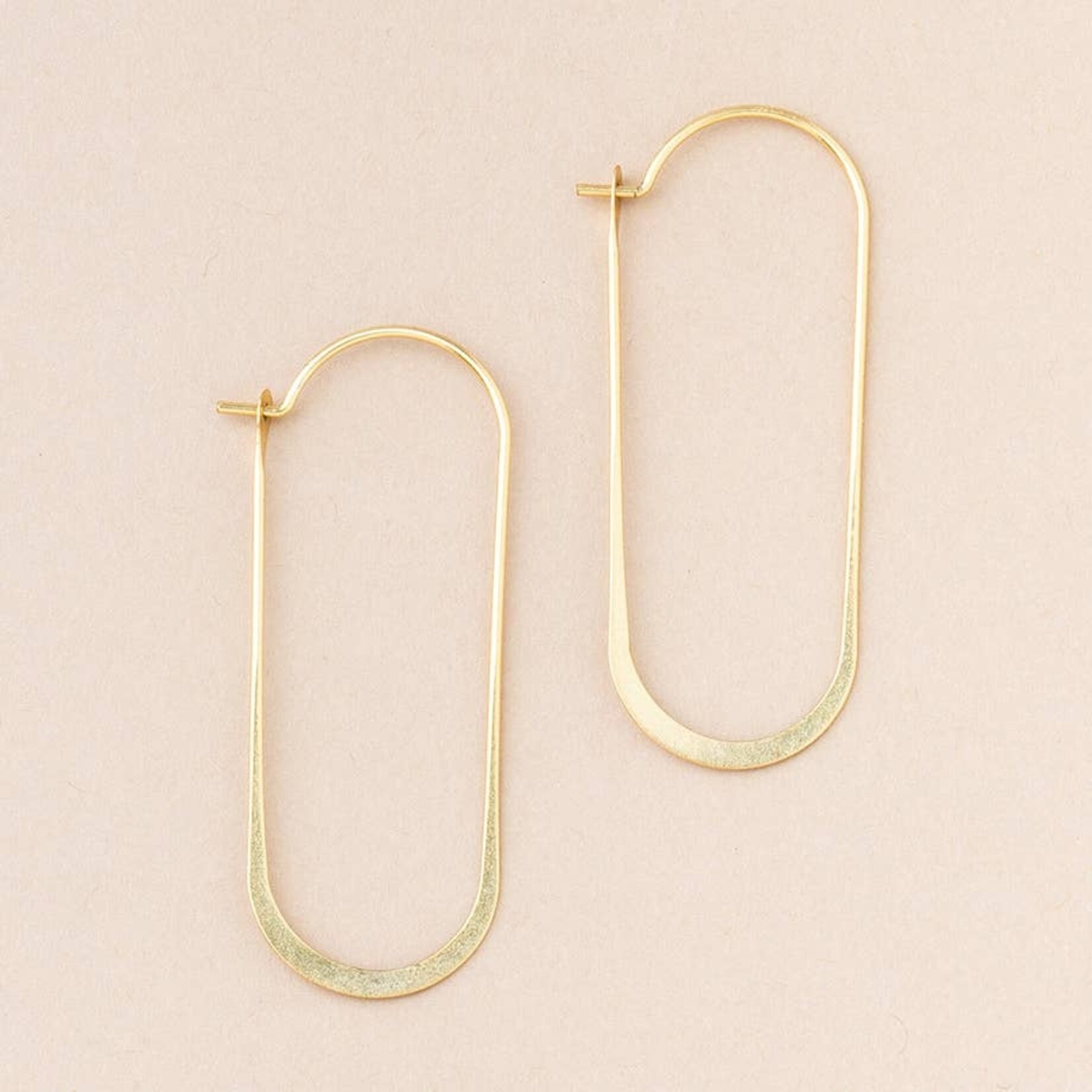 Scout Curated Wears SCW-Refined Earring Collection - Cosmic Oval/Gold