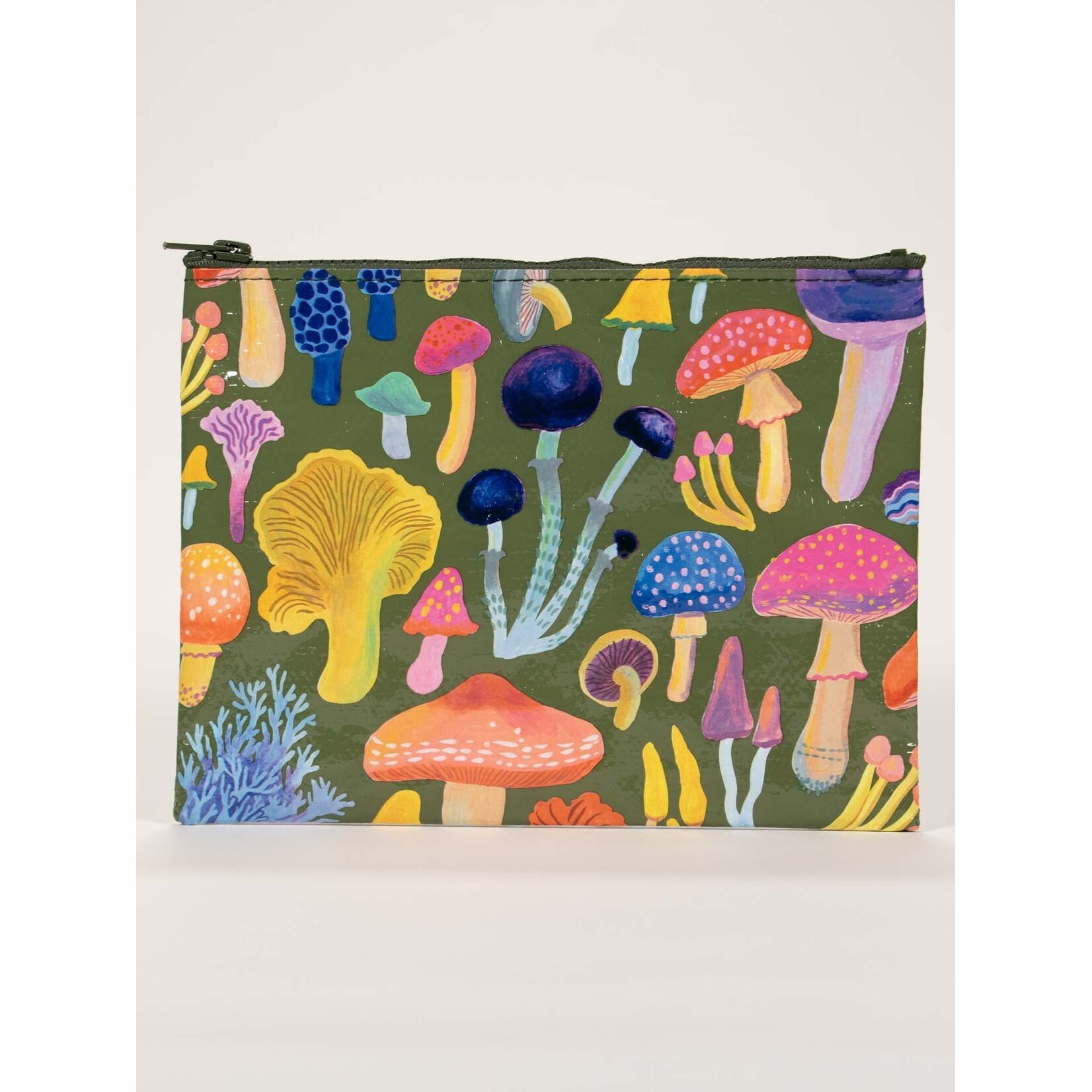 Blue Q Blue Q- Zipper Pouch Mushrooms