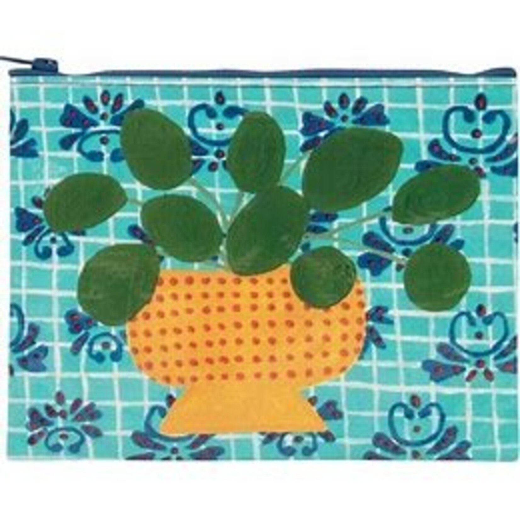 Blue Q Blue Q- Zipper Pouch Pretty Plant