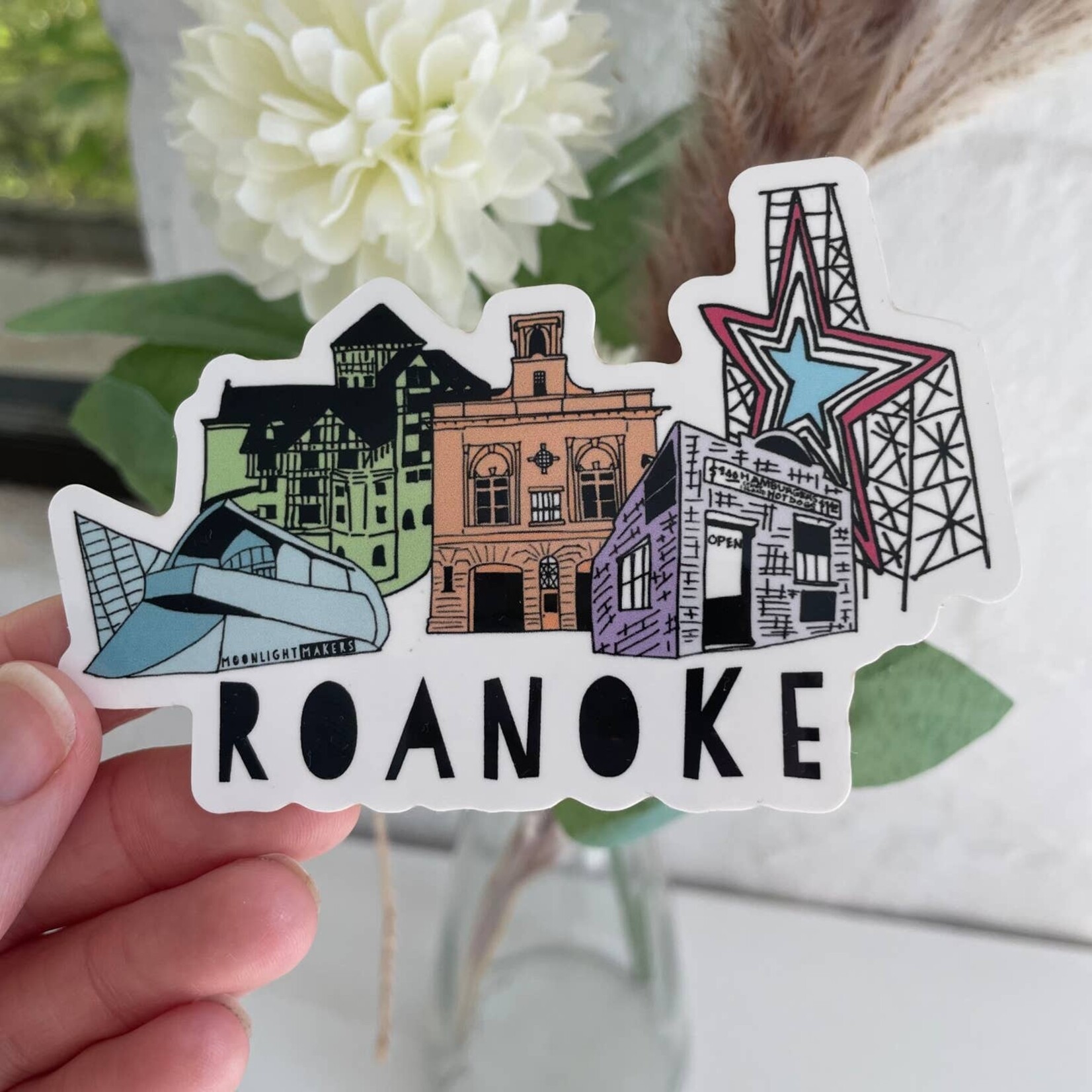 Moonlight Makers Moonlight Makers-Roanoke Sticker