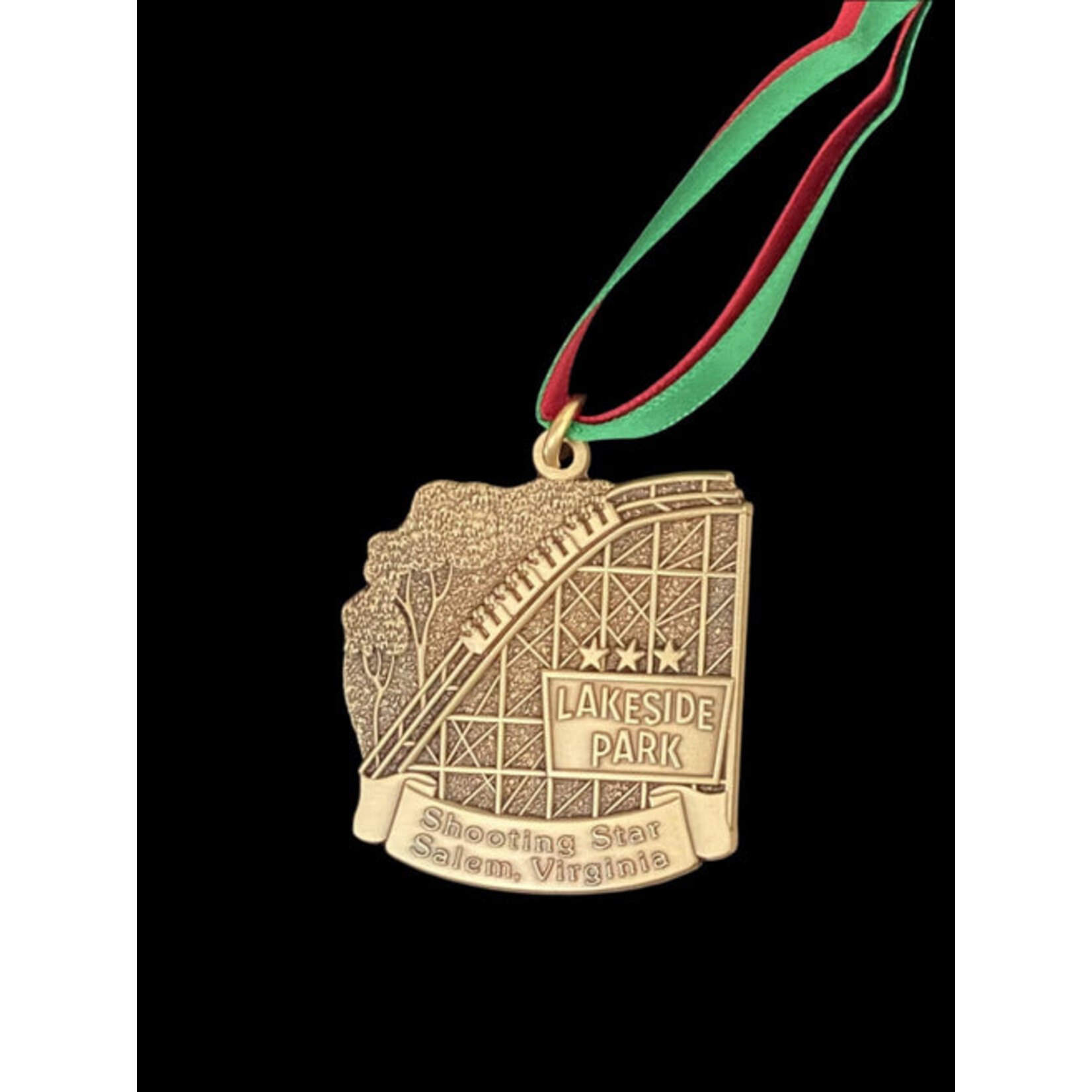 BT Enterprises VA Ornament Company-Shooting Star Roller Coaster Ornament