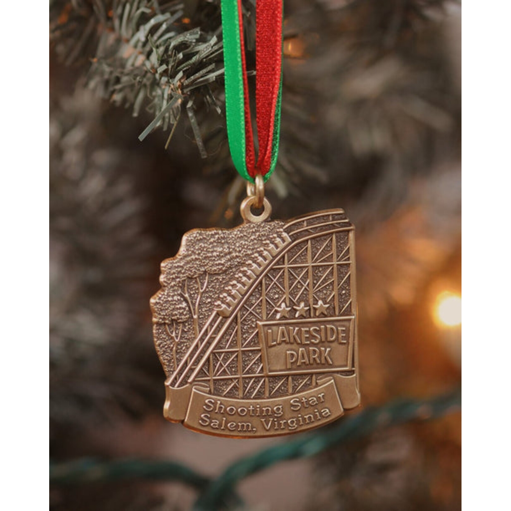 BT Enterprises VA Ornament Company-Shooting Star Roller Coaster Ornament