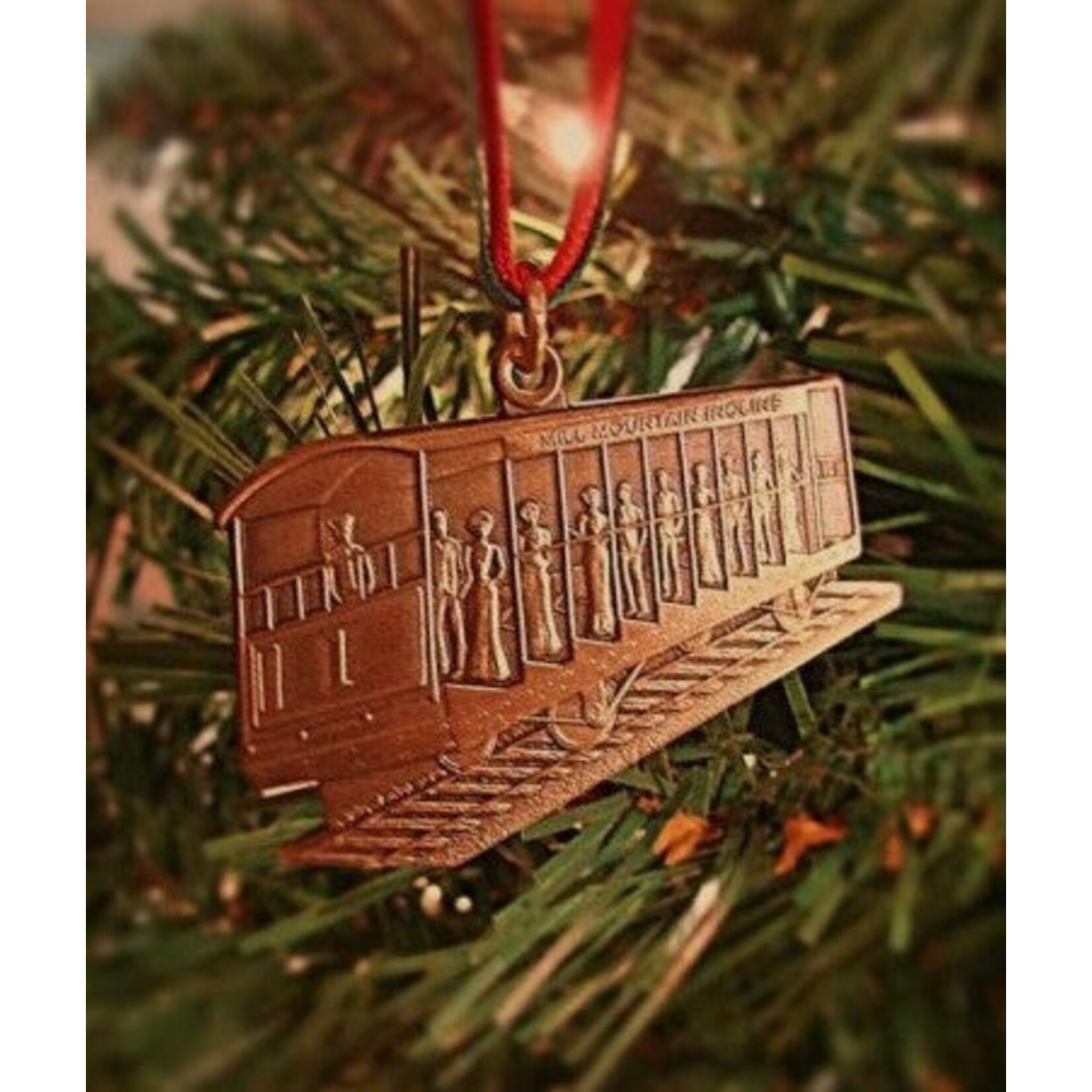 BT Enterprises Virginia Ornament Company-Mill Mountain Trolley Ornament