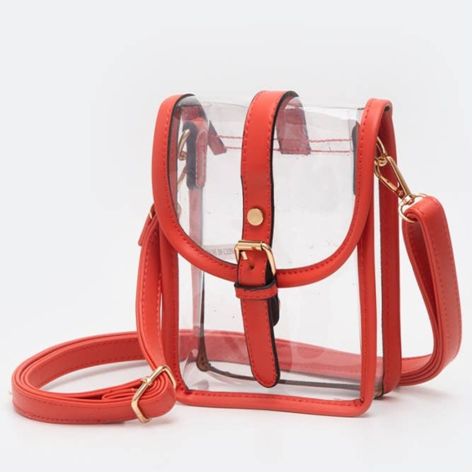 Hana Hana-Clear Cross Body-Orange