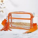 Hana Clear Camera Bag-Orange