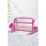 Hana Clear Camera Bag-Fuchsia