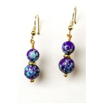 Dylan Designs Ruthie Earring Blue/Purple Jasper