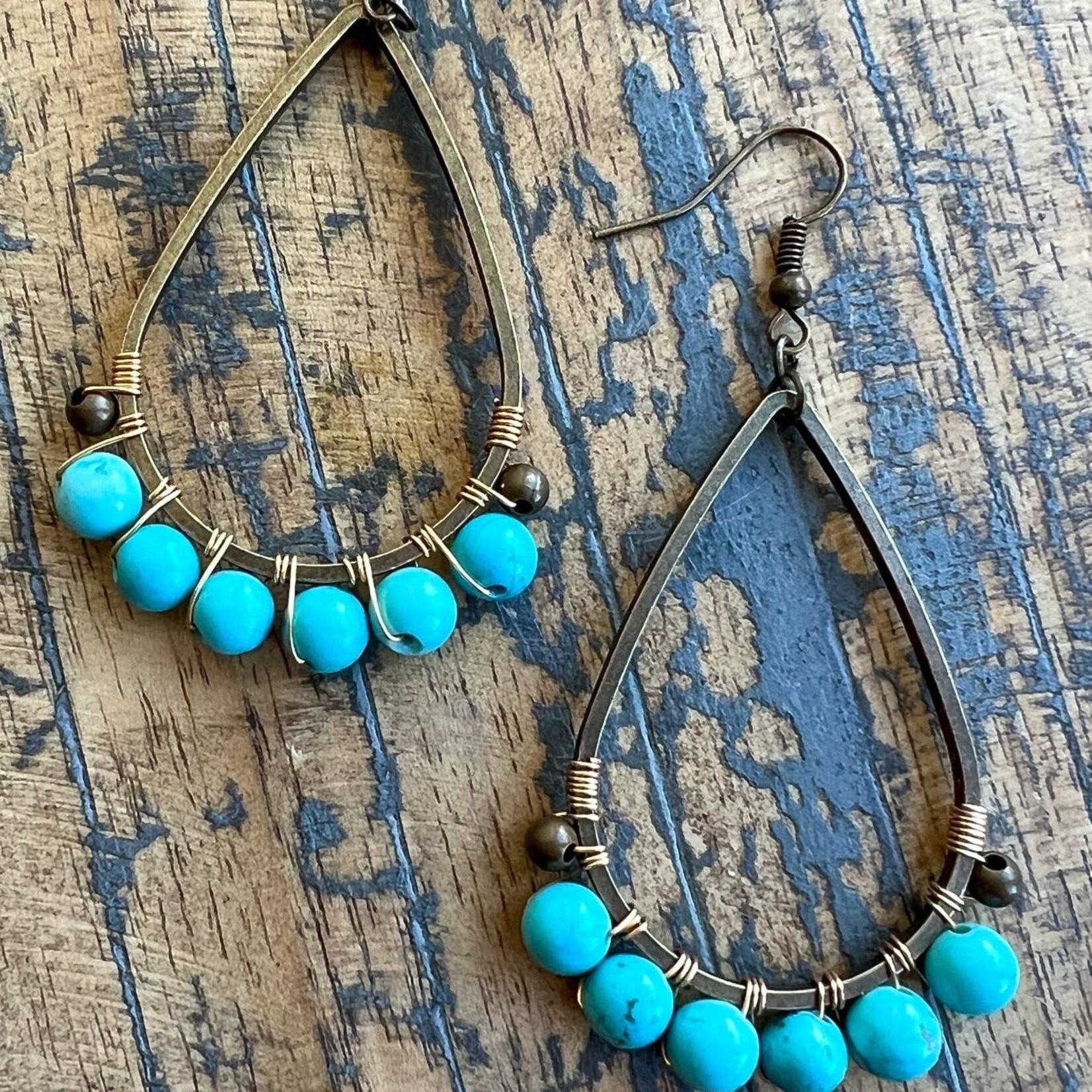Dylan Designs Dylan Designs-Cody Earrings Turquoise