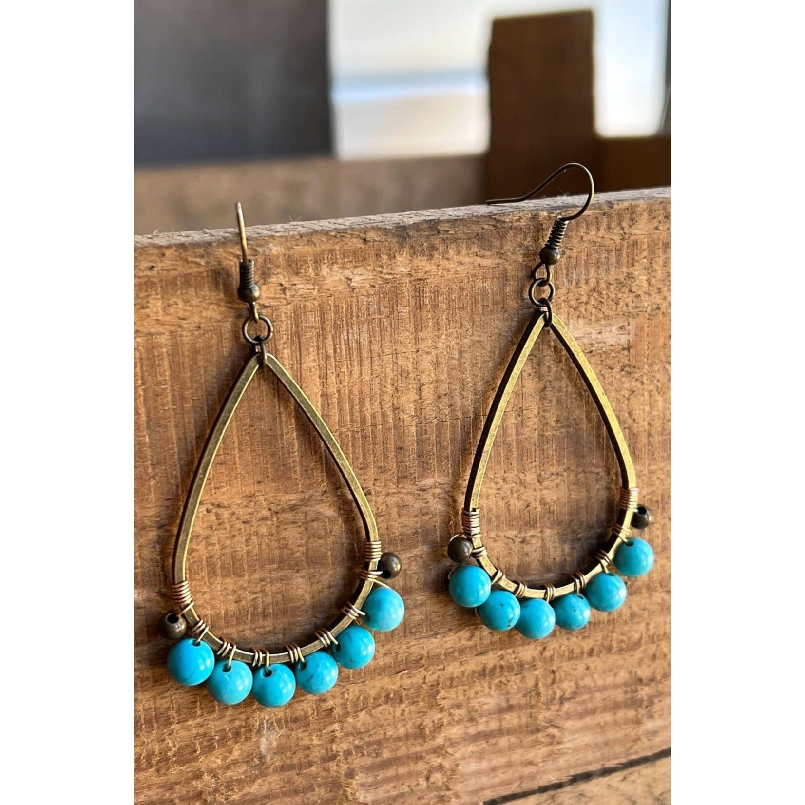Dylan Designs Dylan Designs-Cody Earrings Turquoise