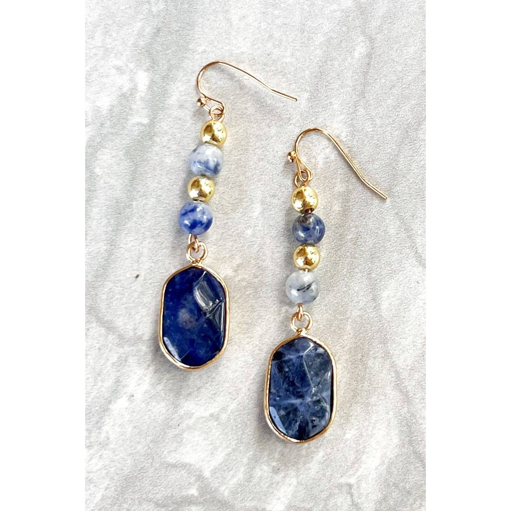 Dylan Designs Dylan Designs-Maggie Earrings Blue