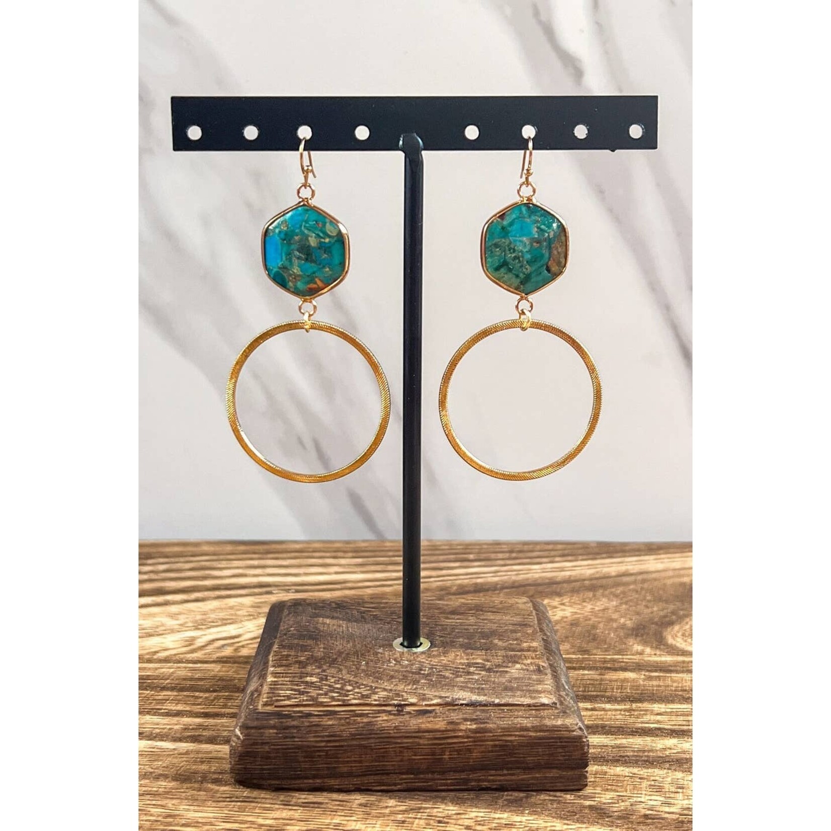 Dylan Designs Dylan Designs- Janet Earrings Turquoise