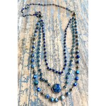 Dylan Designs Janet Necklace Blue