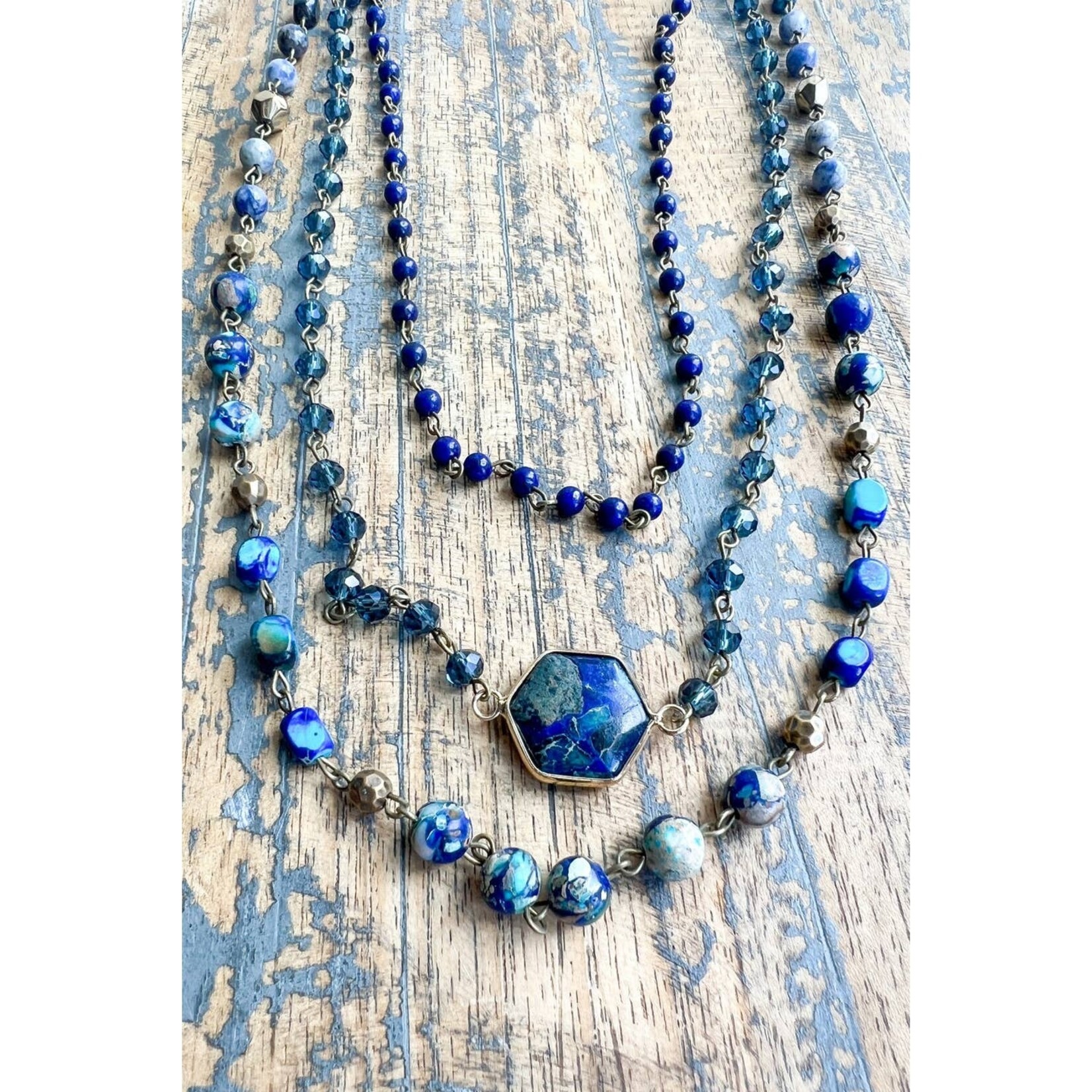 Dylan Designs Dylan Designs-Janet Necklace Blue