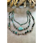 Dylan Designs Camden Necklace African Turquoise