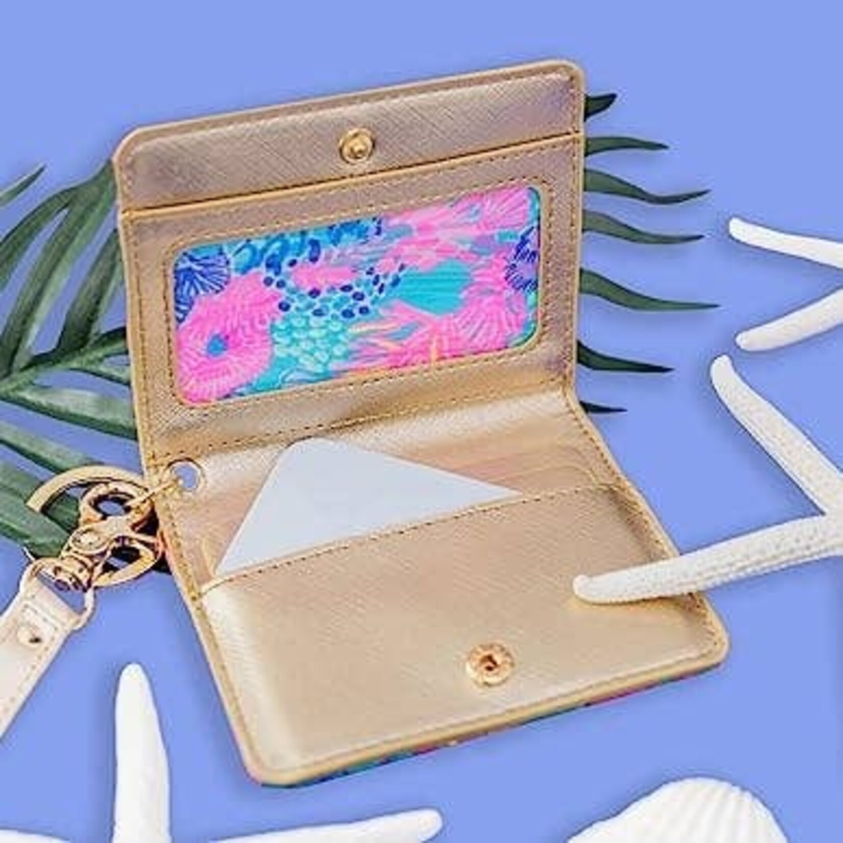 Lilly Pulitzer Lilly Pulitzer- Snap Card Case Splendor in the Sand
