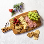 Totally Bamboo Acacia Wood Charcuterie Serving Paddle Board