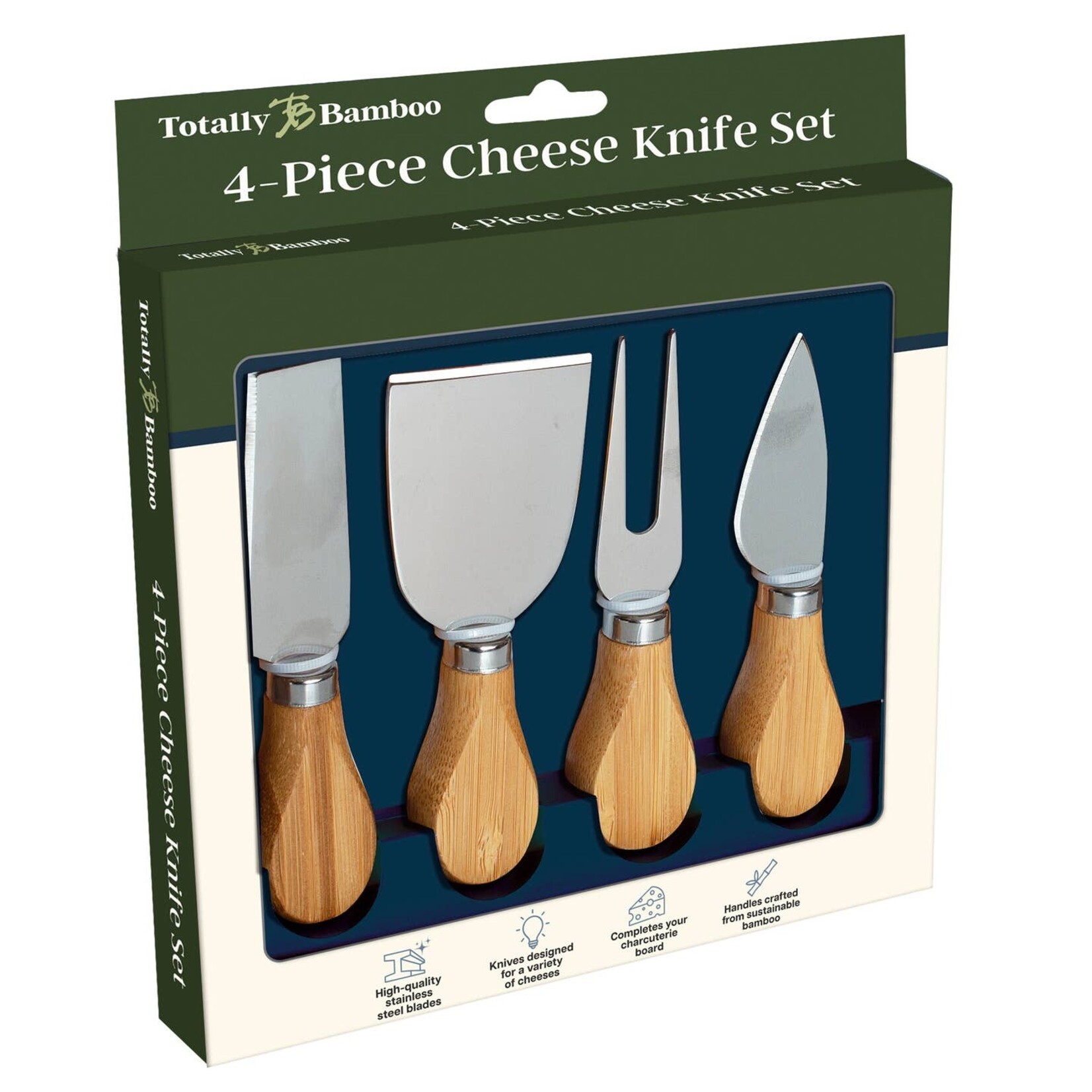 Totally Bamboo Totally Bamboo-4-Pc- Cheese Knives