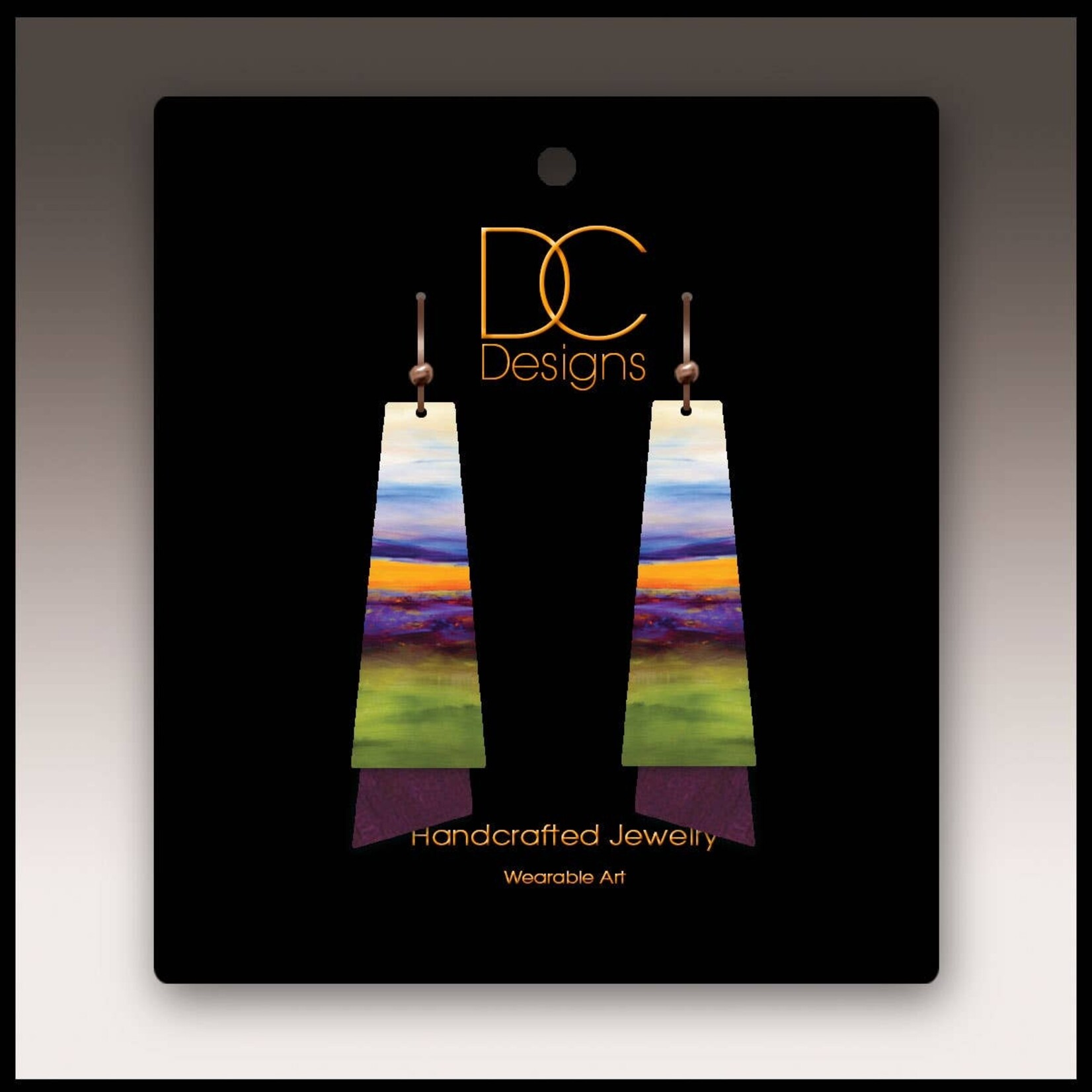 DC Designs DC Designs-Multicolor Horizon Abstract Earrings 10NTE