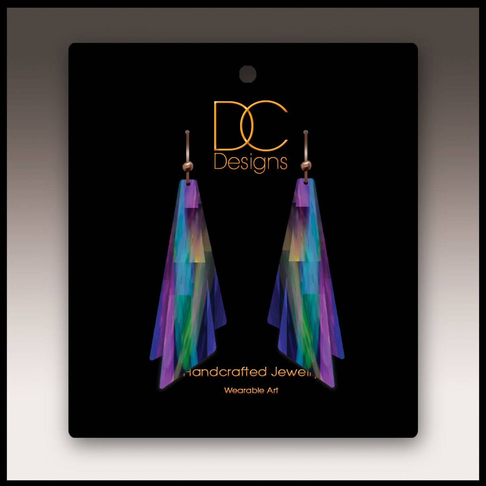 DC Designs DC Designs-Purple Rainbow Wing  Earrings-HDQ