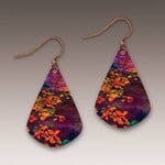 DC Designs Purple Foliage Nature EarringsME12JE
