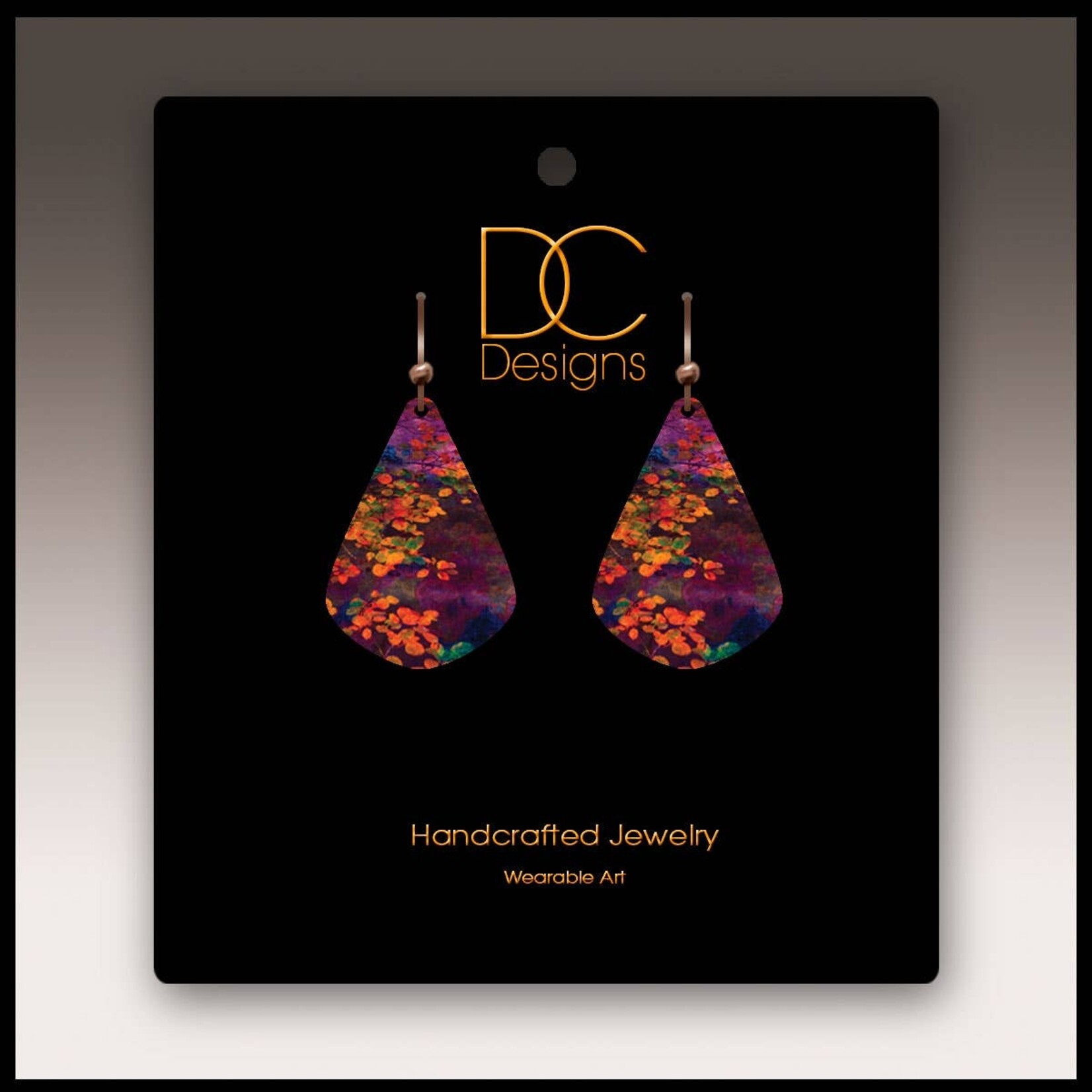 DC Designs DC Designs-Purple Foliage Nature EarringsME12JE