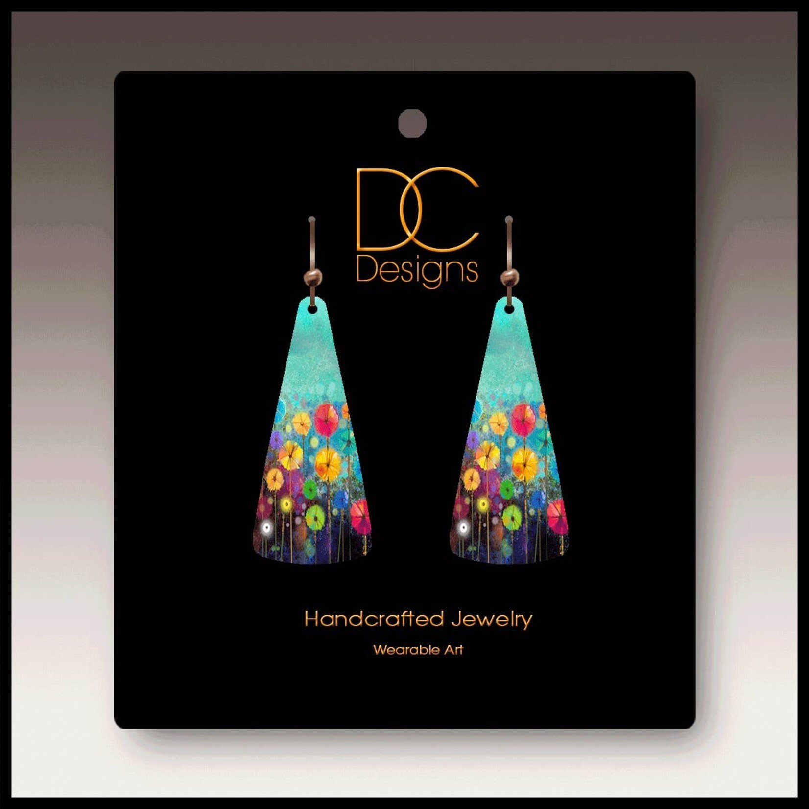 DC Designs DC Designs-Turquoise Flowers Earrings-27NZ