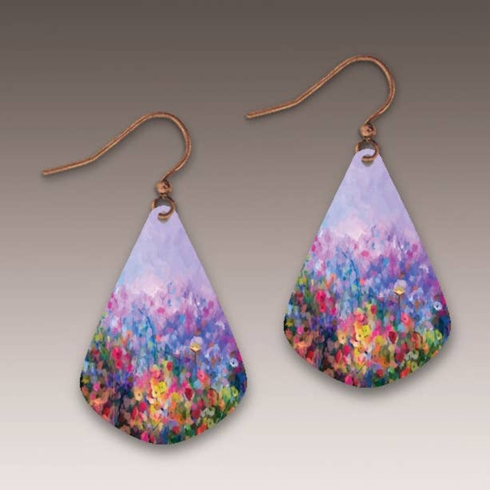 DC Designs DC Designs-Rainbow Abstract Floral Earrings-1NJE