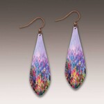 DC Designs Rainbow Abstract Floral  Earrings- 1NLE