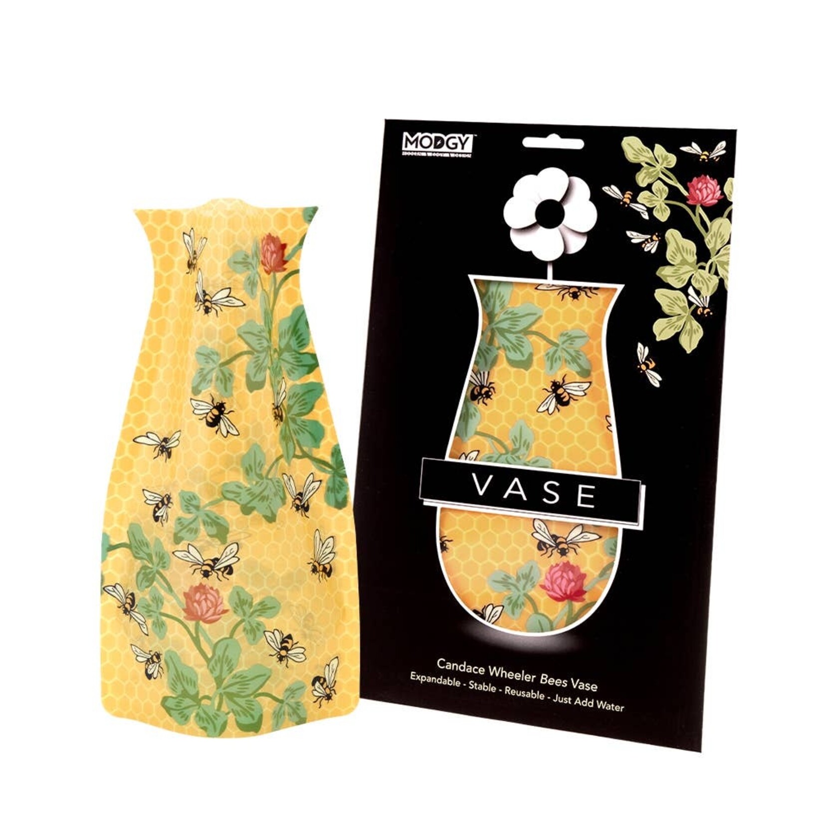 Modgy Modgy Vase-C. Wheeler Bees