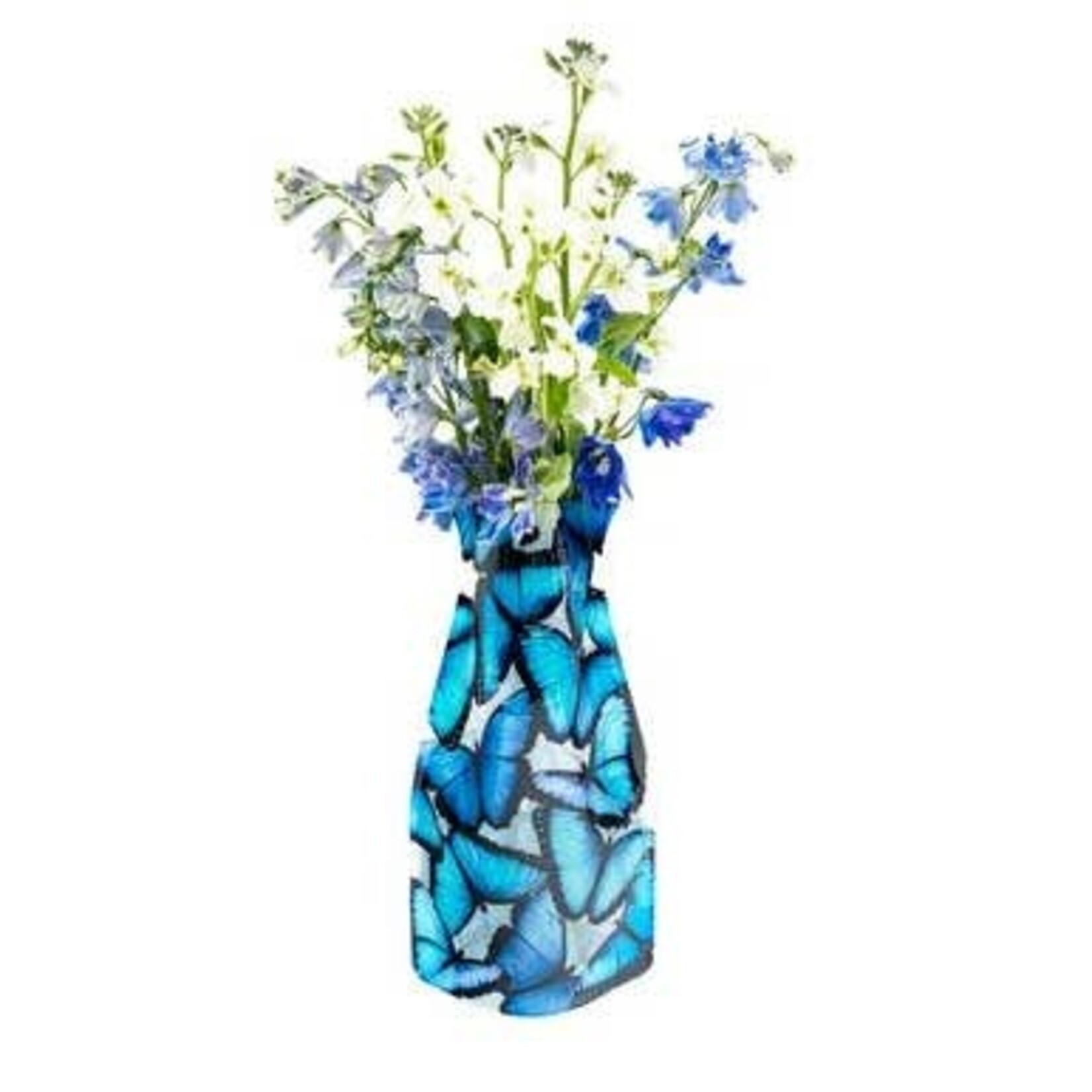 Modgy Modgy Vase-Blue Morpho Butterfly