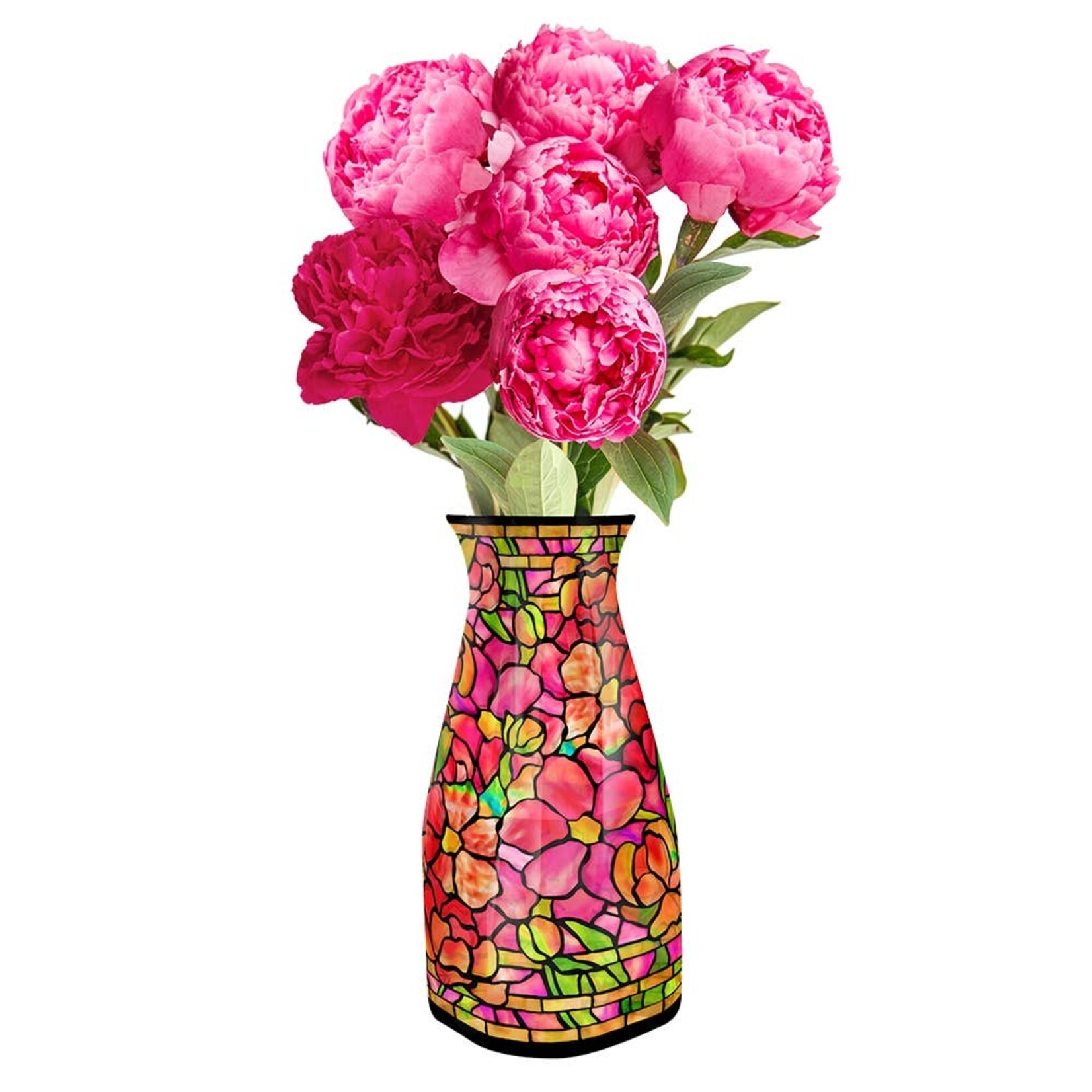 Modgy Modgy Vase-Louis C. Tiffany Pink Peony